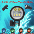 2015 HI-MAX cámara de deportes submarinos de luz de vídeo